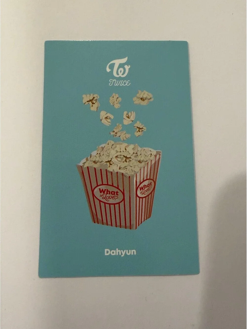 Twice Dahyun WHAT IS LOVE Scratch Photocard